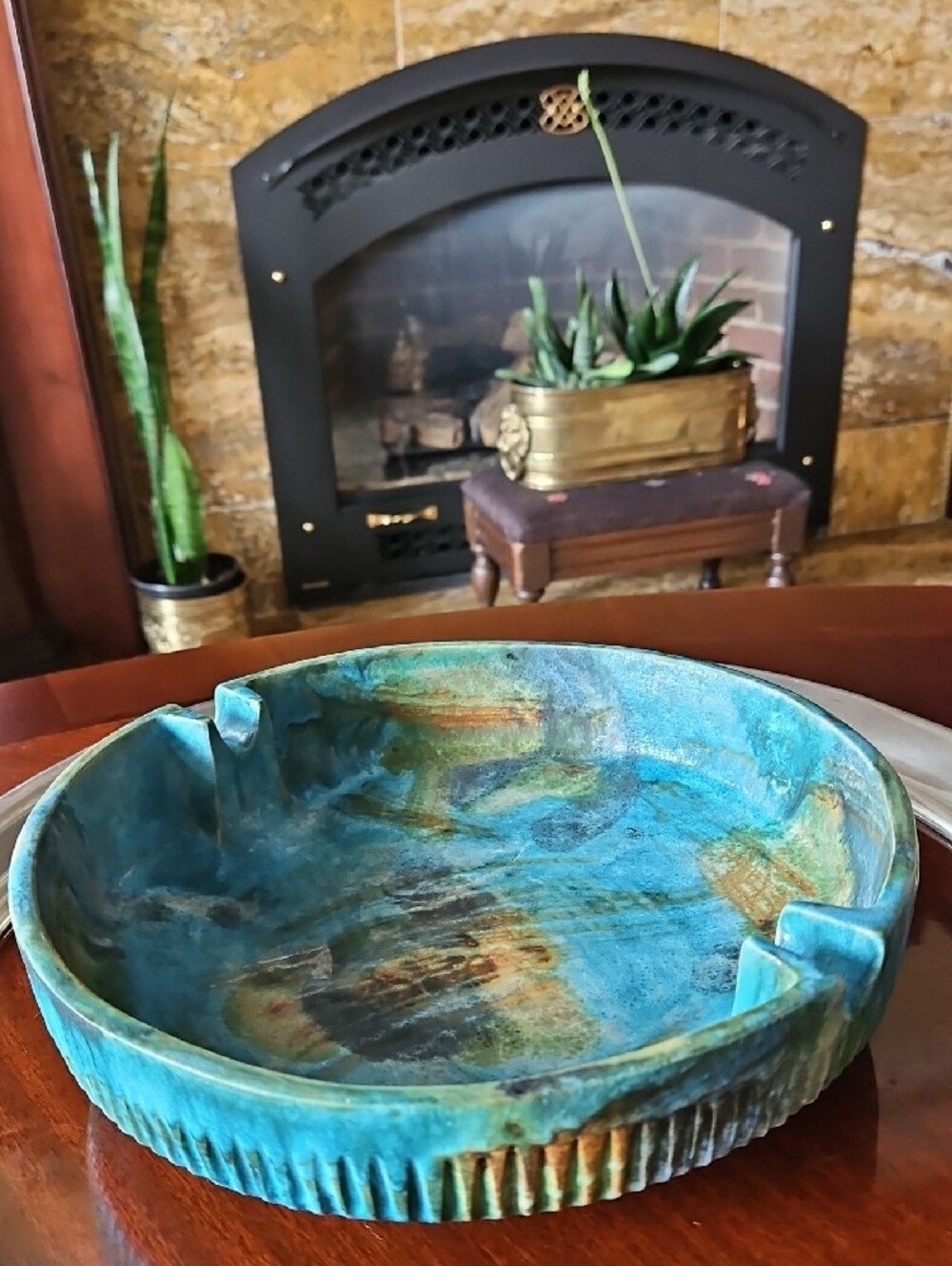 MCM Alvino Bagni for Raymor "Sea Garden" Italian Pottery Ashtray/Catchall